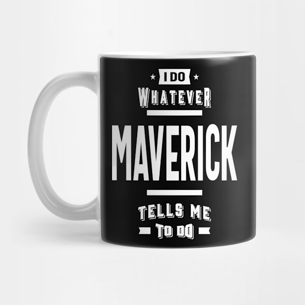 Maverick Personalized Name Birthday Gift by cidolopez